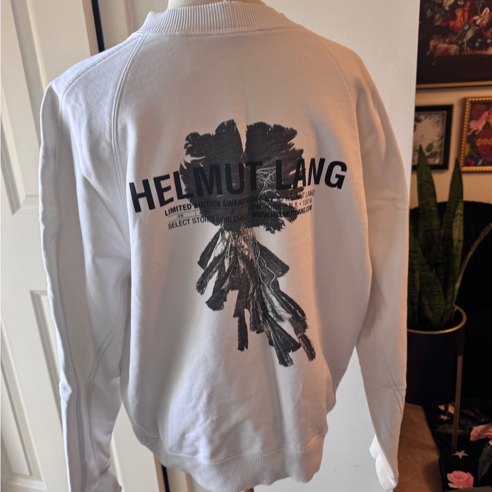 Helmut Lang White Sweatshirt